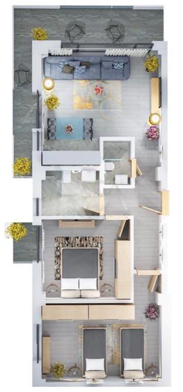 UP Boutique - Pipera Voluntari - APARTAMENT 3 CAMERE finisaje LUX
