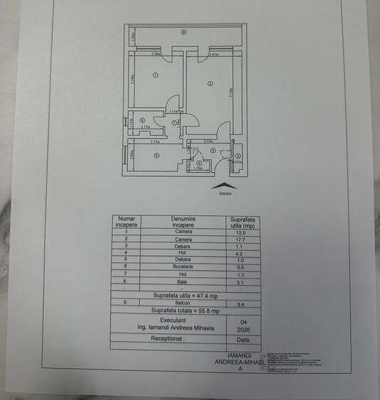 Apartament cu 2 camere DECOMANDAT, etajul 1/10, zona Alexandru cel Bun