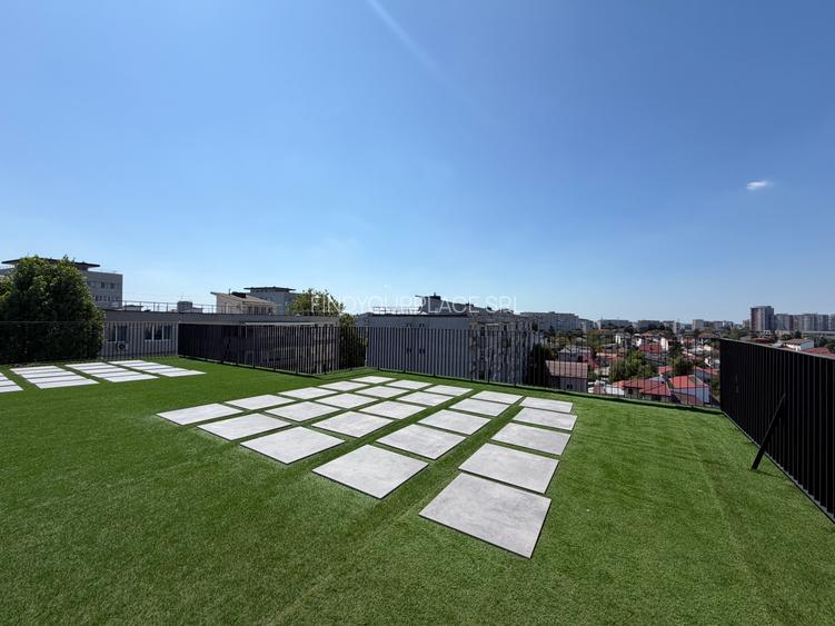 Penthouse în bloc nou boutique,500mp terase,2 parcări incluse