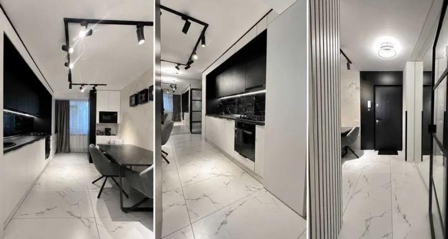 Apartament 3 Camere,Giulesti,bl.reabilitat,et.1/8,Amenajat,mobilat,utilat