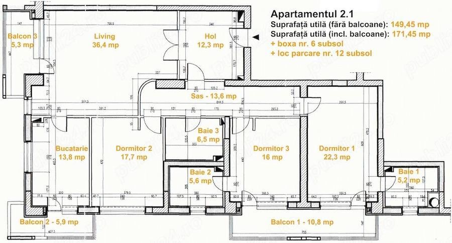 4 Camere Lux | 171 mp | Satul Francez | Renovat 2025
