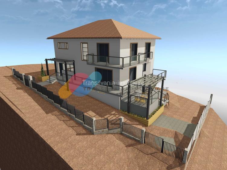 Casa Individualala la intrare in Chinteni suprafata utila 253 mp si teren 474 mp - 2