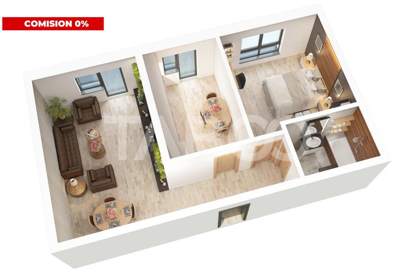 Apartament Nou decomandat 2 camere Comision 0 parcare Doamna Stanca