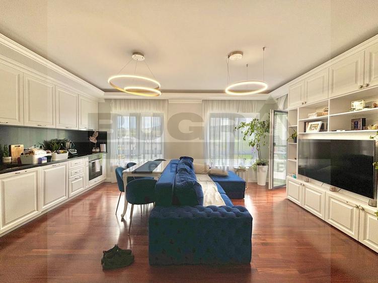 Apartament 3 camere modern, 2 bai, balcon, parcare, zona Mega
