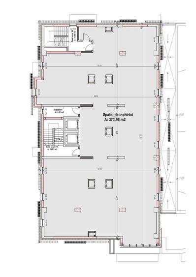 Spațiu birouri 374 mp în zona Industrială Vest