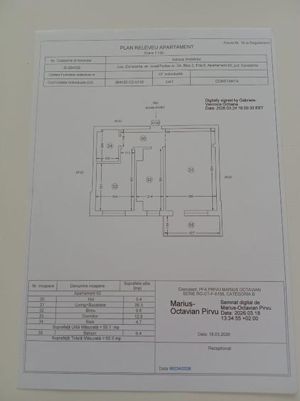 Apartament 3 Camere | 65,5 mp | Bloc Nou | Finisat si Mobilat Complet | Energia