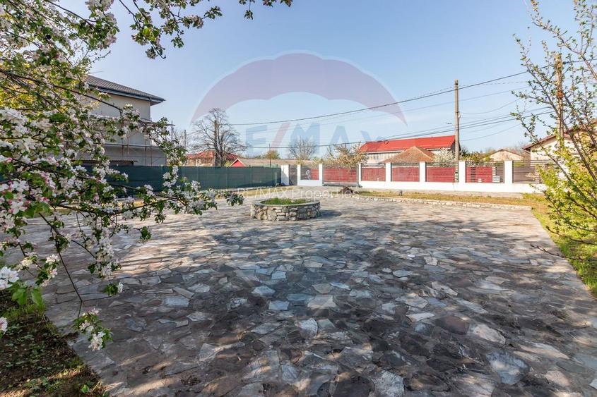 Casa individuala de vanzare teren 1058 mp | grădină matură – Snagov - 21
