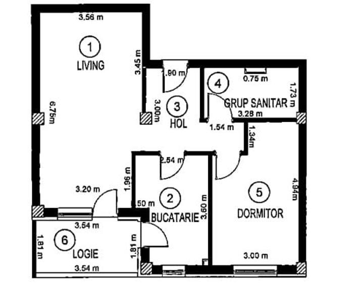 Apartament de lux 2 camere balcon parcare zona Doamna Stanca