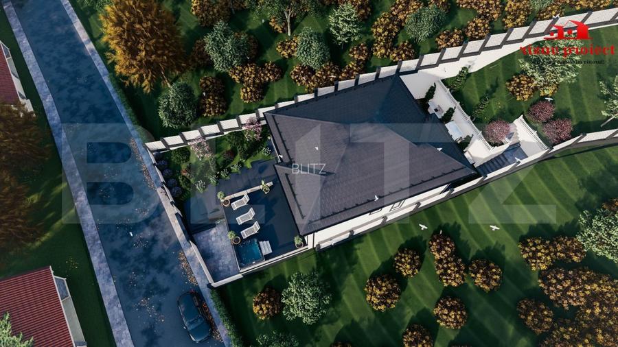 Casa la rosu, Demisol+Parter+Etaj, 223 mp, teren 10 ari - 3