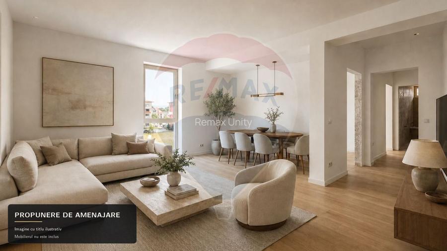 Apartament 3 camere, 75,81 mp, terasă și balcon | Tractorul - 8