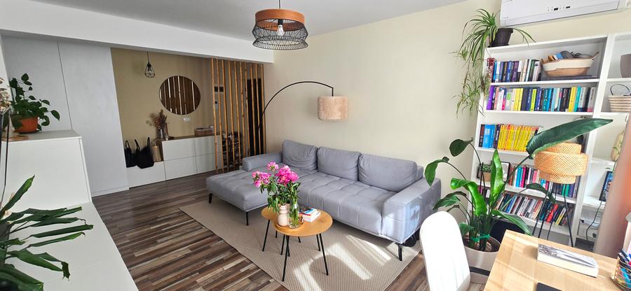Apartament 2 camere 61 mp, et. intermediar, MOBILAT + parcare T Neculai ROND CUG
