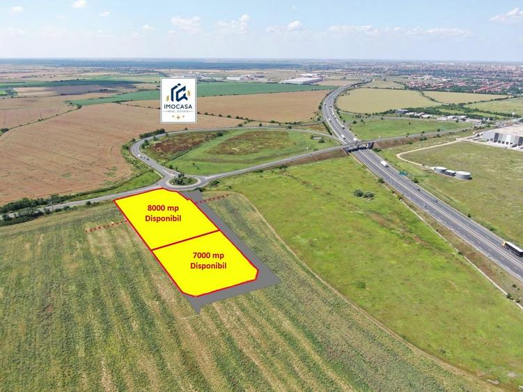 Teren intravilan cu potenzial Arad Sud, DN69, A1, Spălătorie, Service.