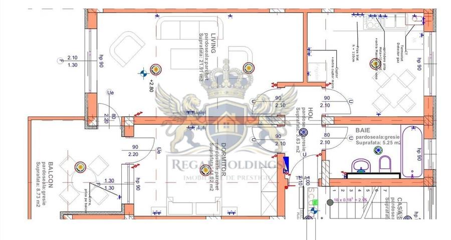 2 camere | 57 mp utili | Balcon 9 mp | Parcare | Tractorul – Coresi