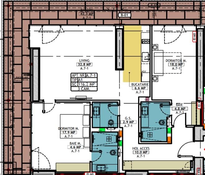 VANZARE 3 CAMERE// ONE HERASTRAU VISTA// DIRECT DEZVOLTATOR - 1