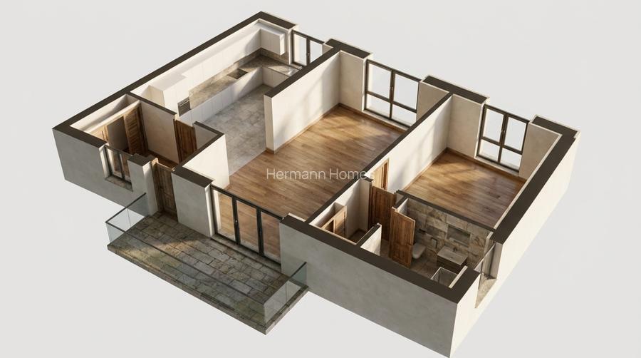 Apartament 2 camere, balcon si parcare inclusa – bloc nou - Talmaciu - 1