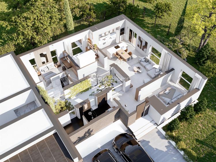 Duplex Modern – 4 Camere | Curte Interioară de luminină - 0% COMISION - 15