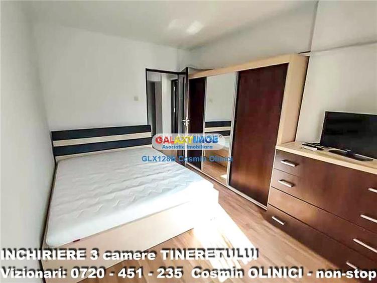 Apartament 3 camere Timpuri Noi Tineretului decomandat 70 mp metrou ap - 3