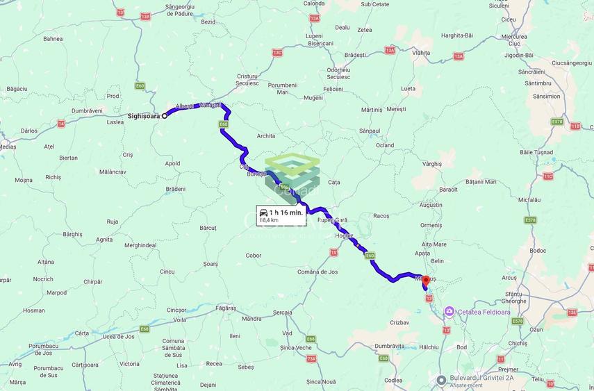 Teren cu deschidere la DN13 Maierus, Brasov - 7