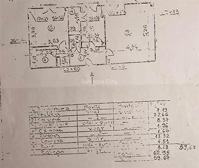 Vanzare apartament 2 camere ultracentral 62 mp | Piata Unirii - Corneliu Coposu - 15