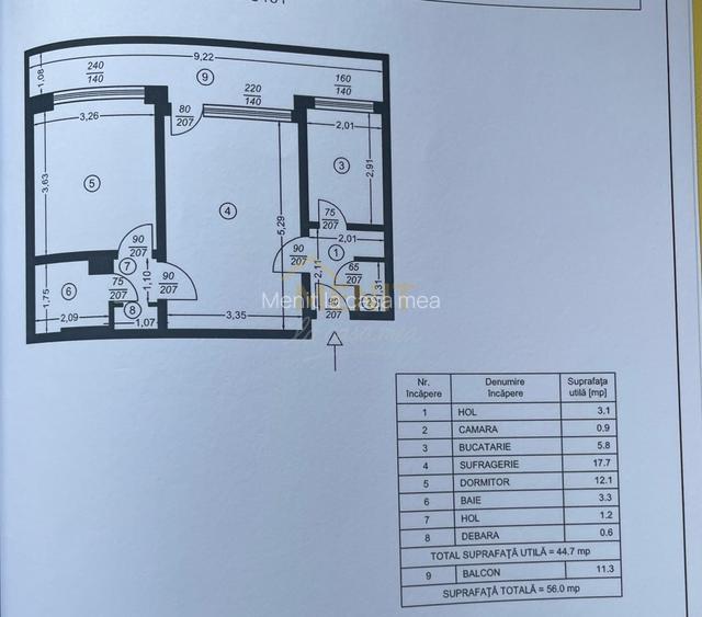 Apartament 2 camere Sud - 11