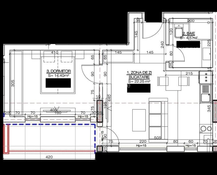 Apartament 2 camere Iancu Nicolae Pipera de locuit sau investiție - 1