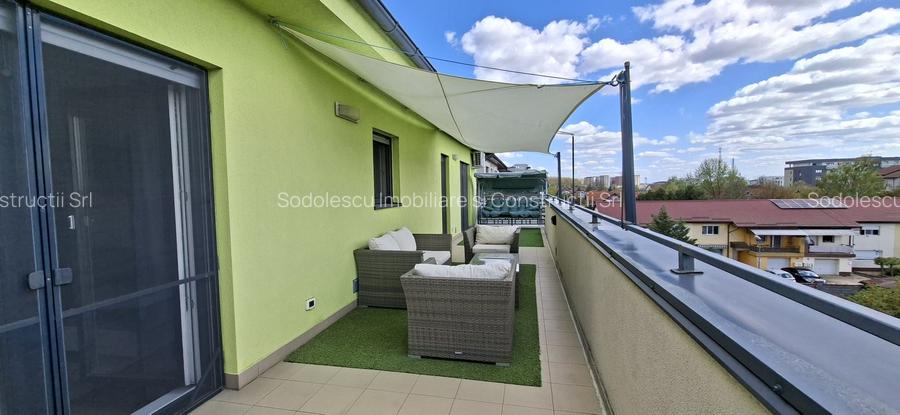 Penthouse 3 camere, terasa de 50mp - la prima inchiriere - 2