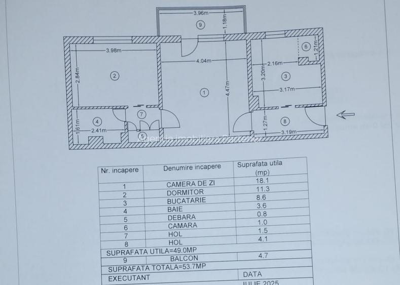 2 camere Prundu , SemiDecomandat / LIBER , finisaje clasice ! - 17