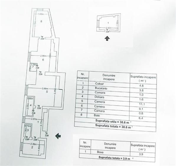 Vanzare apartament 2 camere, bloc mic, Polona - 5