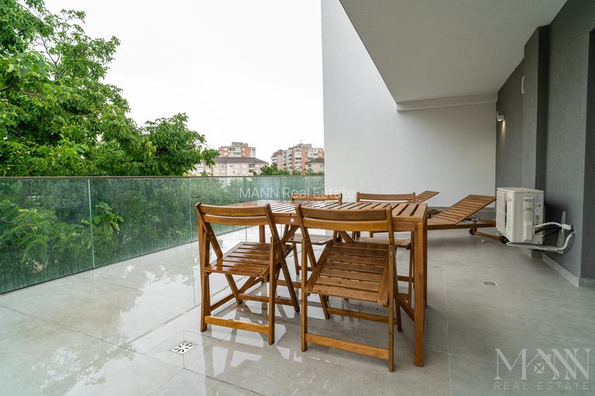 Apartament 2 camere, terasa | De închiriat | Bloc Verde, str. Clujului - 3