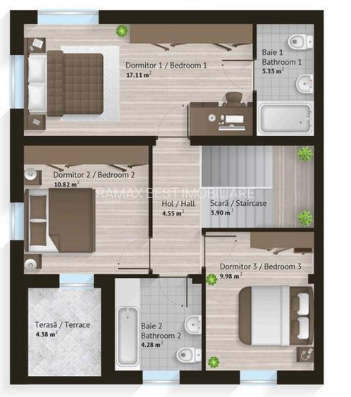 Complex Liziera de Lac, Comuna Frumusani, vila  partial mobilata si utilata - 22