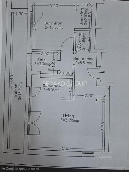 Bloc IRIS 5, ETAJ 9-MOBILAT, Prin Agentia Sedako - 10