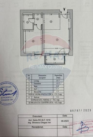 Apartament 2 camere | Prima inchiriere | loc parcare | One Timpuri Noi - 14