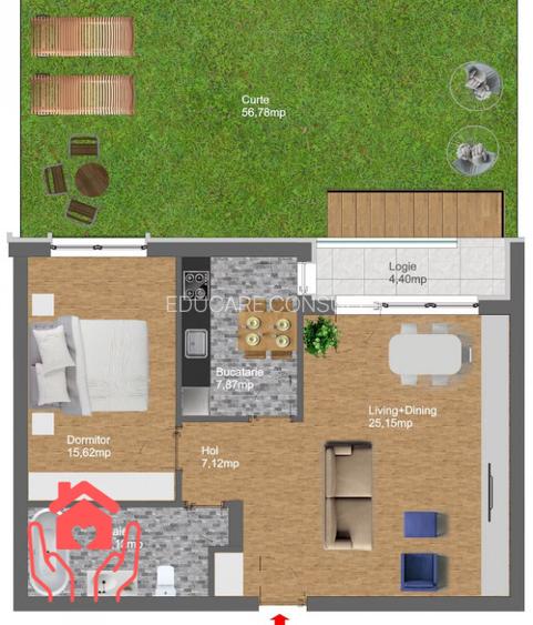 Aeroportul Baneasa-Natura, liniste si relaxare in curtea privata! - 14