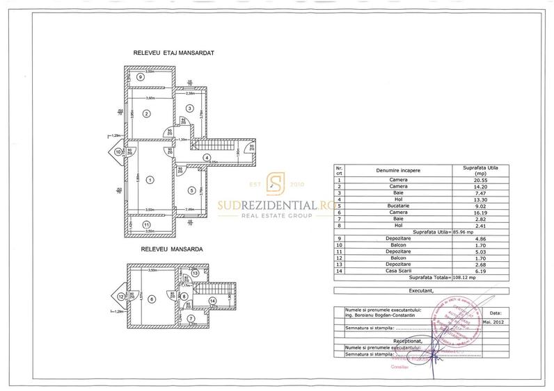 Apartament cu 3 camere si scara interioara, mutare rapida langa metrou - 1