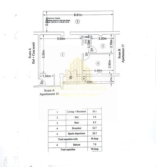 Vânzare apartament spațios- 98 mp-Valea Adâncă- Parcare Cadou - 30