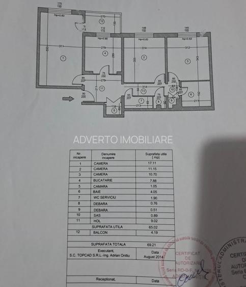 Apartament 3 camere de vânzare Gorjului - 9