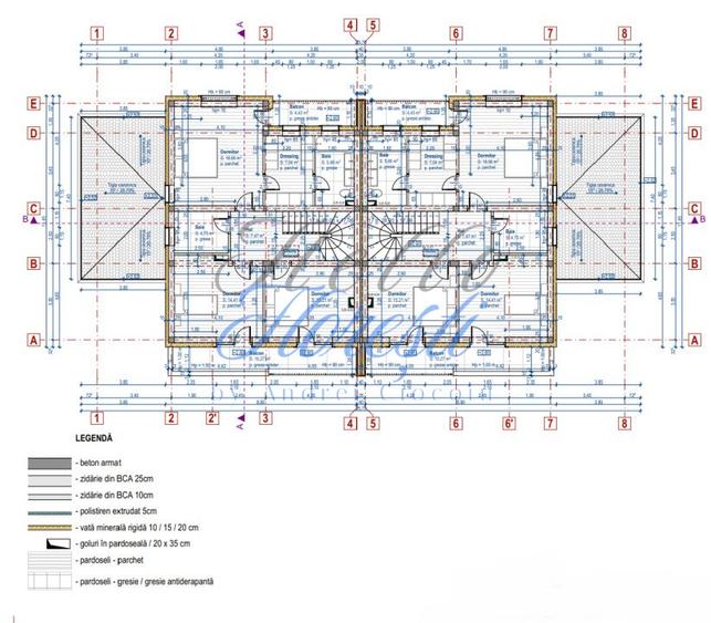Duplex - 134 mp utili - panouri fotovoltaice - Gilău Sud