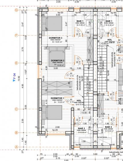 Duplex Mosnita 4 camere -3 bai- 110 mp-toate utilitatile + Asfalt - 7