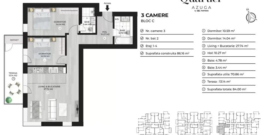 Apartament Lux 3 Camere Doamna Ghica I Quartier Azuga - 10