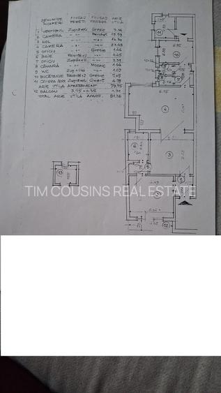 Apartament mare, doua cam, 2/2, central, zona Dinamo, 130000 euro - 10