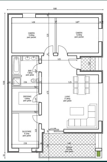 Casă nouă, la sol în Vladimirescu - 12