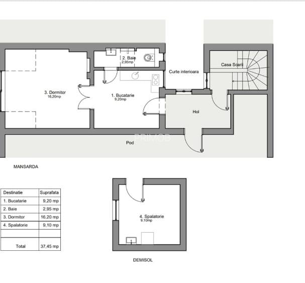 Plevnei-Casa Radio eleganta/robusta,9cam.D+P+E+M,renovata,curte generoasa,metrou - 36