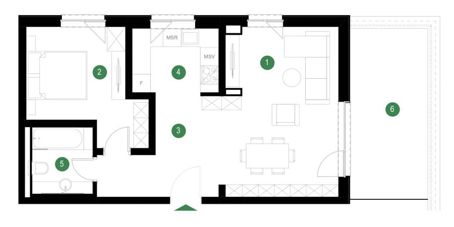 Apartament de vânzare 2 camere lângă Olga Gudynn | AISB - Pădurea Băneasa - 1