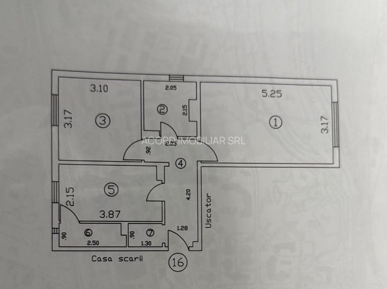 Apartament 2 camere zona KM 5 - 9
