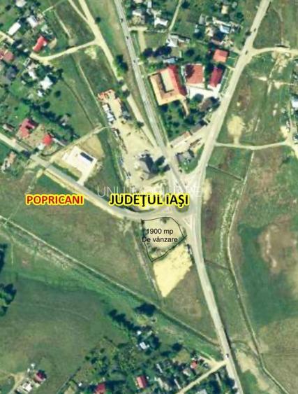 Teren 1900 mp în Sens Giratoriu – DN24C, Vanatori Iași, Ideal Stație PECO - 2