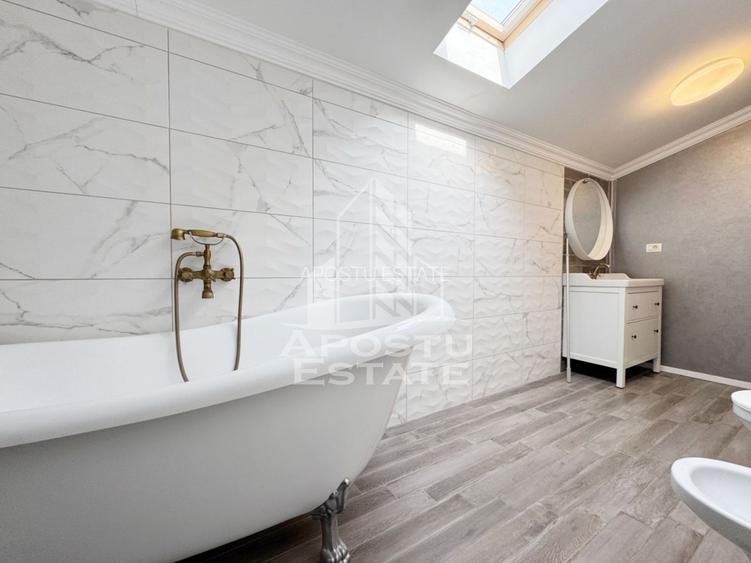 Penthouse 4 camere de vanzare, 2 bai complet mobilat si utilat - Giroc - 49