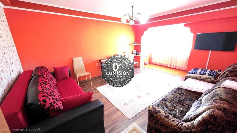 Apartament cu 3 camere, etaj 4, mobilat, VASLUI zona CENTRU - BIG; - 5