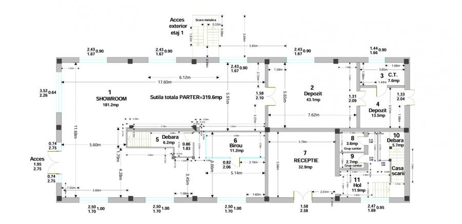 Vanzare investitie - cladire multifunctionala 65 spatii  4 etaje  Gura Humorului - 7