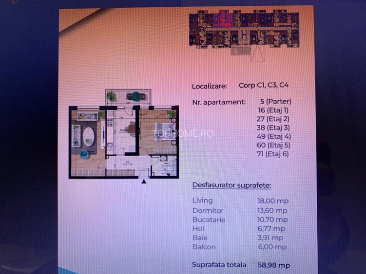 Apartament  2 camere decomandat, bloc nou, metrou Berceni - 6min. - 5