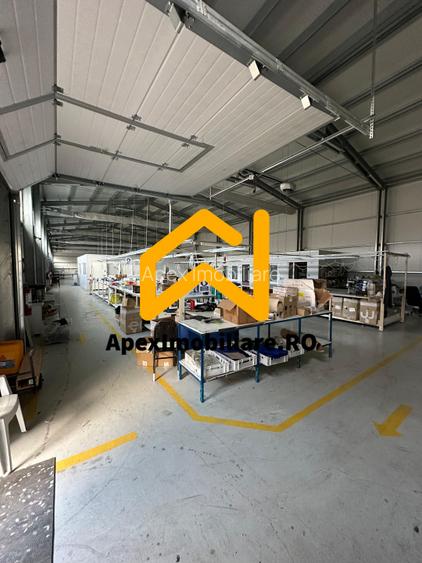 Hala Industrială Vest Ploiești 550 mp + Birouri | Parcare 20 auto | Acces TIR | - 4